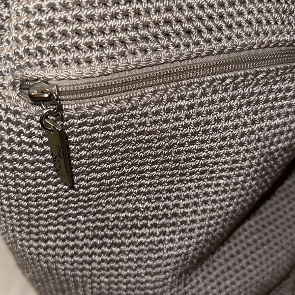 The Sak Tan Macrame Backpack String Bag Purse